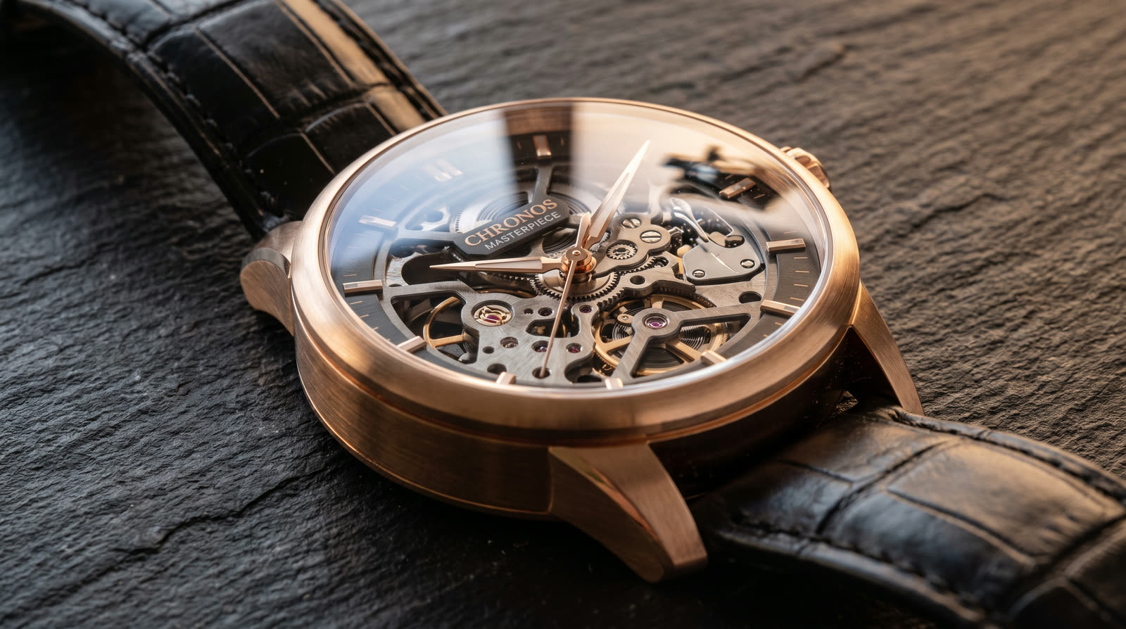 Ripresa macro di un orologio