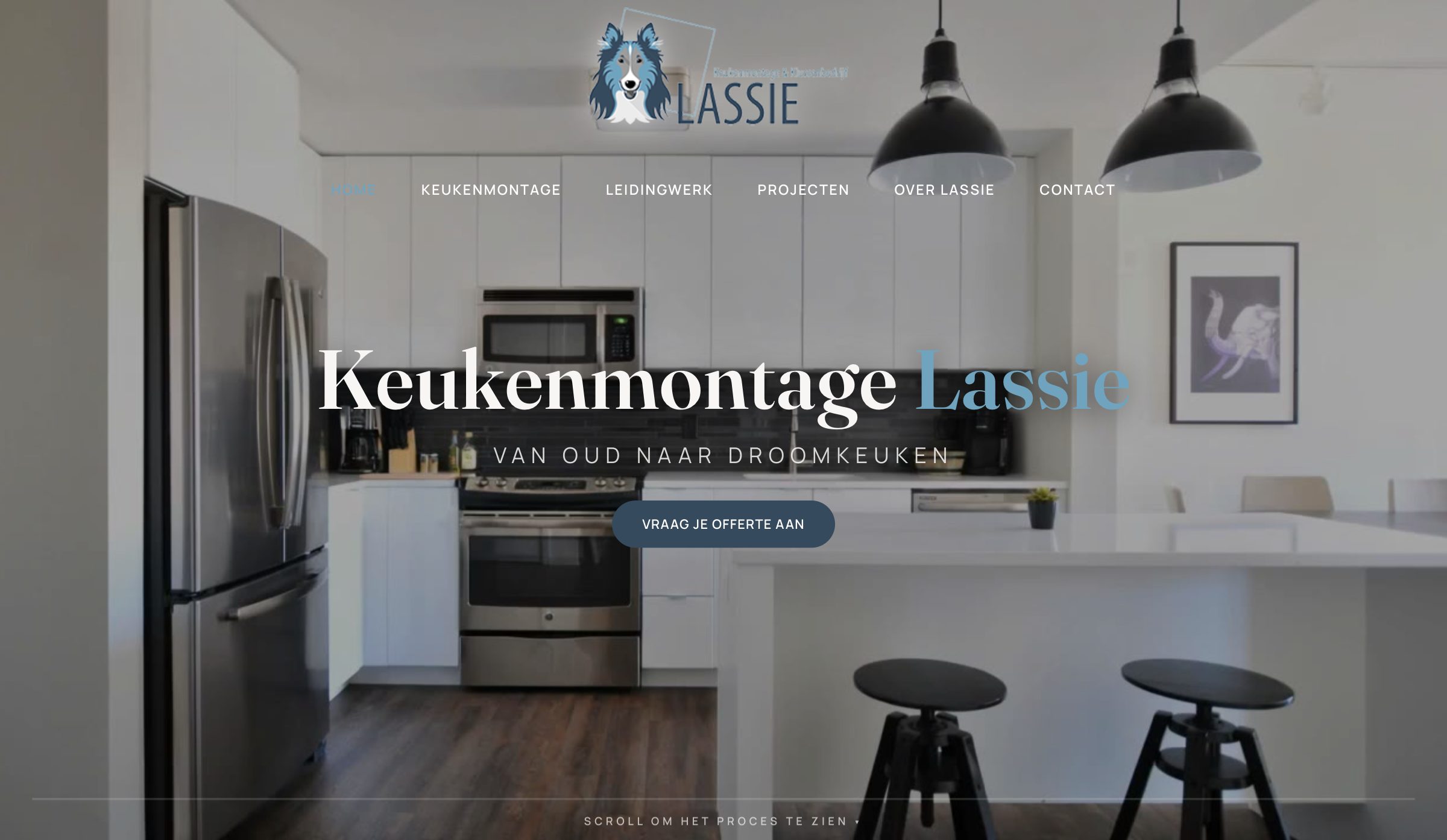 Website Keukenmontage Lassie